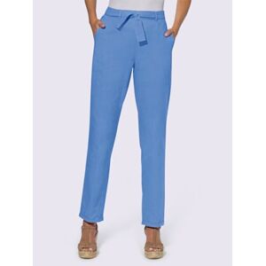 Pantalon 30% de lin - Linea Tesini - bleu ciel BLEU CIEL 38