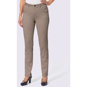 Helline Jean skinny qualite coton - - taupe TAUPE 38