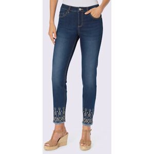 Jean push-up qualite coton doux sur la peau - Linea Tesini - bleu delave BLEU DÉLAVÉ 42