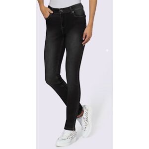 Jeans effet ventre plat coupe skinny tendance - Linea Tesini - noir denim NOIR DENIM 21