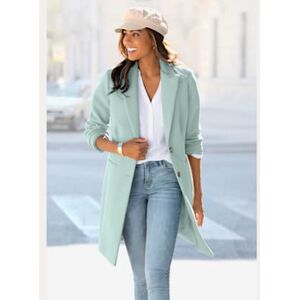 Manteau long, grand col a revers - LASCANA - vert clair VERT CLAIR 46