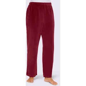 Pantalon decontracte effet velours - feel good - rouge fonce ROUGE FONCÉ 21/22