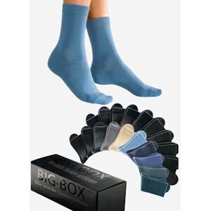 Chaussettes basiques socquettes en vrac pour travail et loisirs - Go in - 6x bleu, 1x beige, 1x gris, 1x anthracite, 11x noir 6X BLEU, 1X BEIGE, 1X GRIS, 1X ANTHRACITE, 11X NOIR 37/40