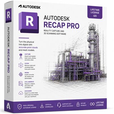 Autodesk Recap Pro - Modèles 3D de Haute Qualité - Logiciel - Publicité Autodesk Recap Pro - Modèles 3D de Haute Qualité - Logiciel - Publicité
