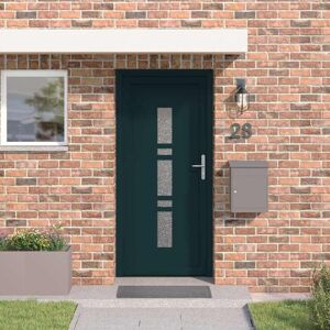 3385822 vidaXL Porte Frontale Anthracite 108 x 208 cm PVC - Publicité 3385822 vidaXL Porte Frontale Anthracite 108 x 208 cm PVC - Publicité