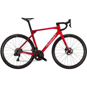 Wilier Velo Route Carbone - GRANTURISMO SLR - Force AXS SLR38KC - 2023 - faded red / white glossy