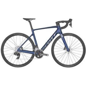 Scott ADDICT eRIDE 20 Carbon Road E Bike 2022 stellar blue gloss chrome