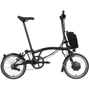 Brompton Velo Pliant Électrique 16 - Electric C Line Explore - 6-Speed - High Bar - Extended Seatpost - 2023 - matt black