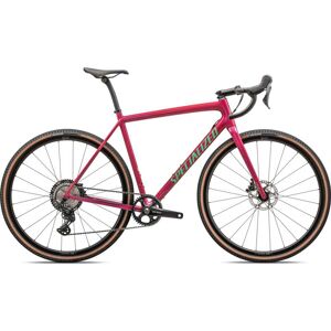 Specialized Velo Gravel Carbone - CRUX COMP - 2024 - gloss vivid pink / electric green