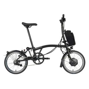 Brompton Velo Pliant Électrique 16 - Electric C Line Explore - 6-Speed - Mid Bar - Standard Seatpost - 2023 - matt black