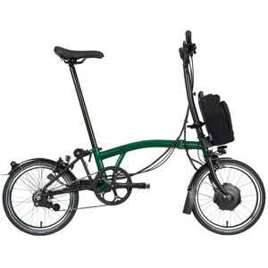 Brompton Velo Pliant Électrique 16 - Electric C Line Explore - 6-Speed - High Bar - Extended Seatpost - 2023 - racing green