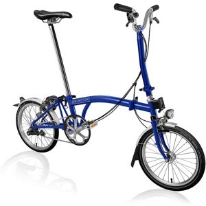 Brompton C Line Utility - 3-Speed - High Bar - Extended Seatpost - Dynamo - 16 Velo Pliant - 2022 - picadilly blue matt