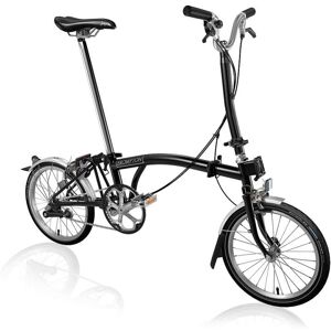 Brompton C Line Utility - 3-Speed - High Bar - Extended Seatpost - 16 Velo Pliant - 2022 - black matt