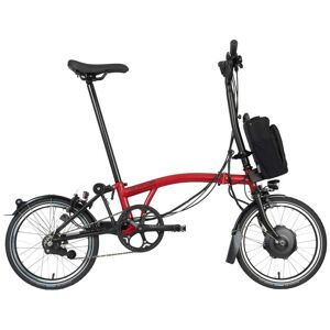 Brompton Velo Pliant Électrique 16 - Electric C Line Explore - 6-Speed - High Bar - Extended Seatpost - 2023 - house red matt