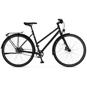 vsf fahrradmanufaktur T 700 Disc Alfine VTC Femme avec Entrainement par Courroie 2024 ebony matt