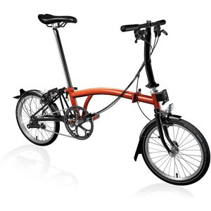 Brompton C Line Explore 6 Speed Low Bar Standard Seatpost 16 Velo Pliant 2024 Flame Lacquer