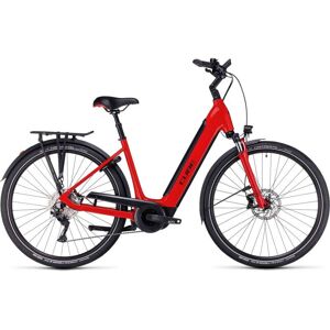 Cube Velo Electrique Easy Entry SUPREME SPORT HYBRID Pro 500 2023 red black