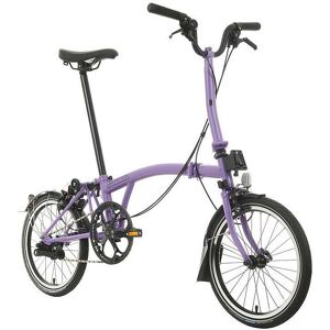 Brompton C Line Explore - 6-Speed - High Bar - Extended Seatpost - Rear Rack & Dynamo - 16 Velo Pliant - 2024 - Pop Lilac