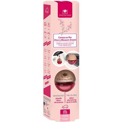 Cristalinas Désodorisant Voiture 0% #cerise - Publicité Cristalinas Désodorisant Voiture 0% #cerise - Publicité