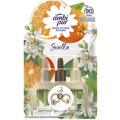 Ambi Pur Recharge désodorisant 3VOLUTION #Séville-orange - Publicité Ambi Pur Recharge désodorisant 3VOLUTION #Séville-orange - Publicité