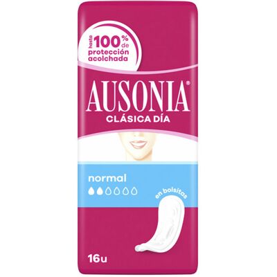 Ausonia Gruesa compresas normal 16 u - Publicité Ausonia Gruesa compresas normal 16 u - Publicité