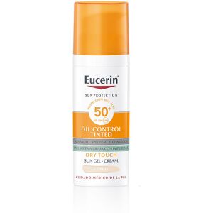 Eucerin Protection Solaire contrôle de l’huile toucher sec gel-crème couleur SPF50+ #clair - Publicité Eucerin Protection Solaire contrôle de l’huile toucher sec gel-crème couleur SPF50+ #clair - Publicité