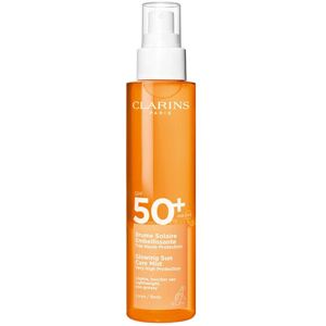 Clarins Brume d’eau Solaire pour le corps SPF50+ - Publicité Clarins Brume d’eau Solaire pour le corps SPF50+ - Publicité