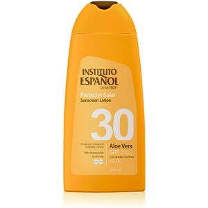 Instituto Español Lotion solaire à l’aloe vera SPF30 - Publicité Instituto Español Lotion solaire à l’aloe vera SPF30 - Publicité
