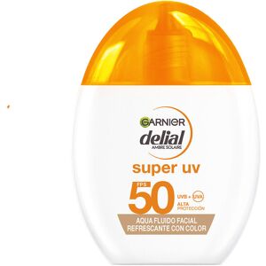 Garnier Delial Super Uv Fluide rafraîchissant pour le visage avec couleur SPF50 40 ml - Publicité Garnier Delial Super Uv Fluide rafraîchissant pour le visage avec couleur SPF50 40 ml - Publicité