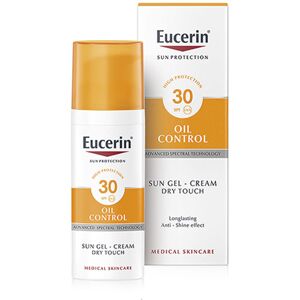 Eucerin Huile Protection Solaire gel-crème toucher sec SPF30 50 ml - Publicité Eucerin Huile Protection Solaire gel-crème toucher sec SPF30 50 ml - Publicité