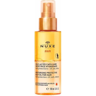 NUXE Sun Huile Lactée Hydratante Protectrice pour Cheveux (100ml) - Publicité NUXE Sun Huile Lactée Hydratante Protectrice pour Cheveux (100ml) - Publicité