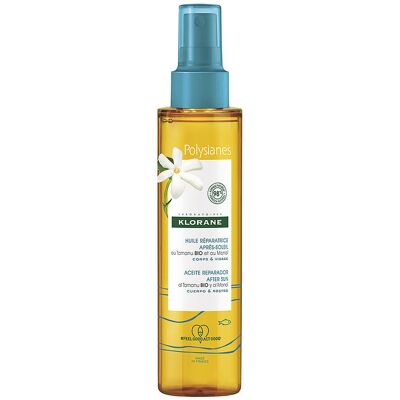 Klorane Polysianes Monoï Y Tamanu Bio huile réparatrice après soleil 150 ml - Publicité Klorane Polysianes Monoï Y Tamanu Bio huile réparatrice après soleil 150 ml - Publicité