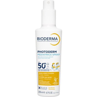 Bioderma Photoderm Pediatrics Spray SPF50 Plus (200 ml) - Publicité Bioderma Photoderm Pediatrics Spray SPF50 Plus (200 ml) - Publicité