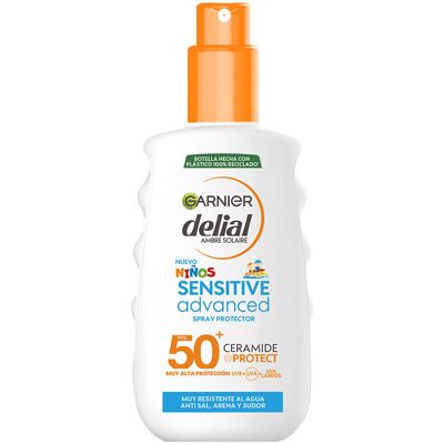 Garnier Kids Sensitive Advanced SPF 50 Spray - Crème solaire en spray - Publicité Garnier Kids Sensitive Advanced SPF 50 Spray - Crème solaire en spray - Publicité
