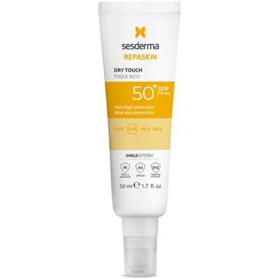 Sesderma Repaskin Facial photoprotecteur toucher sec SPF50+ 50 ml - Publicité Sesderma Repaskin Facial photoprotecteur toucher sec SPF50+ 50 ml - Publicité