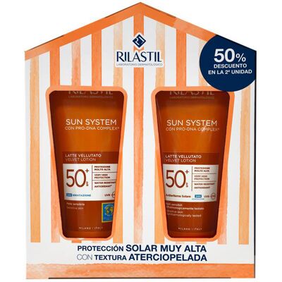 Rilastil Sun System SPF50+ Lotion - Crème solaire - Publicité Rilastil Sun System SPF50+ Lotion - Crème solaire - Publicité