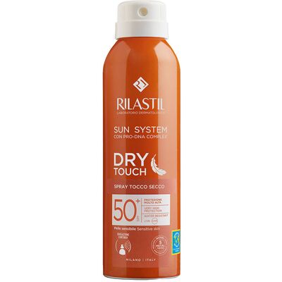 Rilastil Sun System SPF 50+ Texture Sèche - Protection Solaire - Publicité Rilastil Sun System SPF 50+ Texture Sèche - Protection Solaire - Publicité