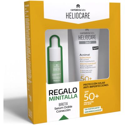 Cantabria Labs Heliocare 360° Acnimat Écran solaire SPF50+ Étui 2 pièces - Publicité Cantabria Labs Heliocare 360° Acnimat Écran solaire SPF50+ Étui 2 pièces - Publicité
