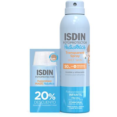 Isdin Crème solaire visage et corps pédiatrique SPF50, lot de 2 - Publicité Isdin Crème solaire visage et corps pédiatrique SPF50, lot de 2 - Publicité