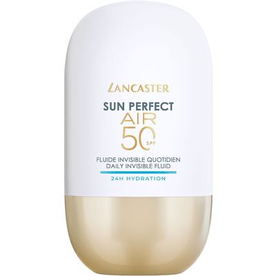 Lancaster Fluide invisible quotidien Sun Perfect Air Hydration SPF50 40 ml - Publicité Lancaster Fluide invisible quotidien Sun Perfect Air Hydration SPF50 40 ml - Publicité