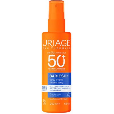 Uriage Bariésun spray sin parfum SPF50+ 200 ml - Publicité Uriage Bariésun spray sin parfum SPF50+ 200 ml - Publicité