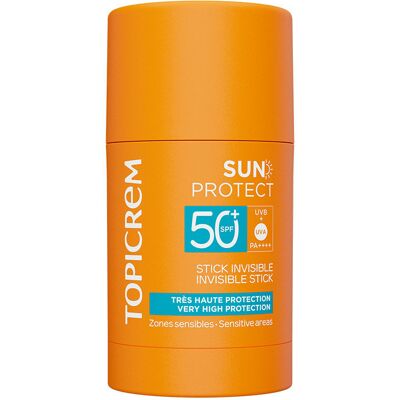 Topicrem Sun Protect stick invisible SPF50+ 15 gr - Publicité Topicrem Sun Protect stick invisible SPF50+ 15 gr - Publicité