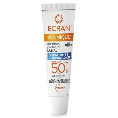 Ecran Sunnique bálsamo protector labial SPF50+ 10 ml - Publicité Ecran Sunnique bálsamo protector labial SPF50+ 10 ml - Publicité