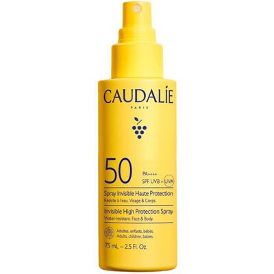 Caudalie Vinosun spray de alta protección SPF50 75 ml - Publicité Caudalie Vinosun spray de alta protección SPF50 75 ml - Publicité