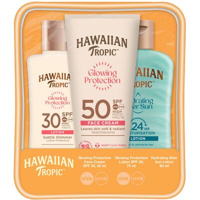 Hawaiian Tropic Trousse de toilette tropicale hawaïenne 3 pièces - Publicité Hawaiian Tropic Trousse de toilette tropicale hawaïenne 3 pièces - Publicité
