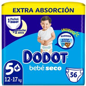 Dodot Couches Seco Bébé T5+ - Pack de 56 - Publicité Dodot Couches Seco Bébé T5+ - Pack de 56 - Publicité