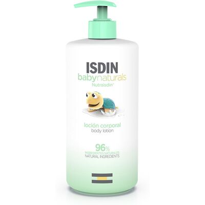 Lotion Hydratante pour Bébé Naturals d'Isdin - 750ml - Publicité Lotion Hydratante pour Bébé Naturals d'Isdin - 750ml - Publicité