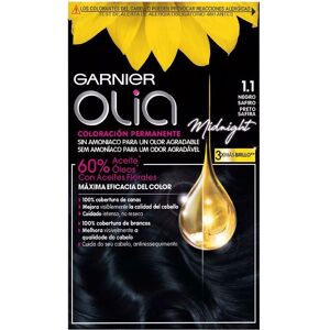 Garnier Olia coloración permanente sin amoniaco #1.10-negro zafiro - Publicité Garnier Olia coloración permanente sin amoniaco #1.10-negro zafiro - Publicité