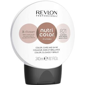 Masque de couleur semi-permanent Revlon Nutri Color Filters Beige Argenté - 240ml - Publicité Masque de couleur semi-permanent Revlon Nutri Color Filters Beige Argenté - 240ml - Publicité