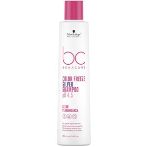 Shampoo Schwarzkopf Professional Bonacure Color Freeze Argent 250 ml - Pour Cheveux Argentés/Gris - Publicité Shampoo Schwarzkopf Professional Bonacure Color Freeze Argent 250 ml - Pour Cheveux Argentés/Gris - Publicité